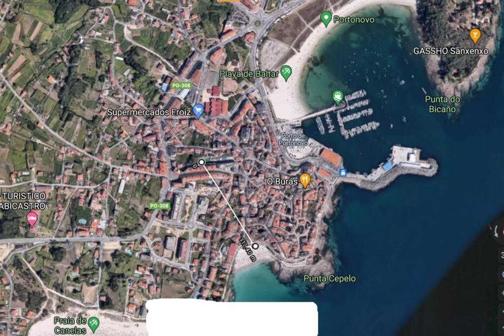 Desconectaengalicia Bellavista, Playa Canelinas Portonovo Ngoại thất bức ảnh